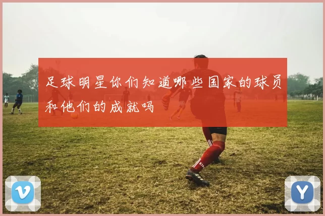 足球明星你们知道哪些国家的球员和他们的成就吗